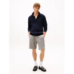 TOMMY HILFIGER - Short Essential Terry Gris