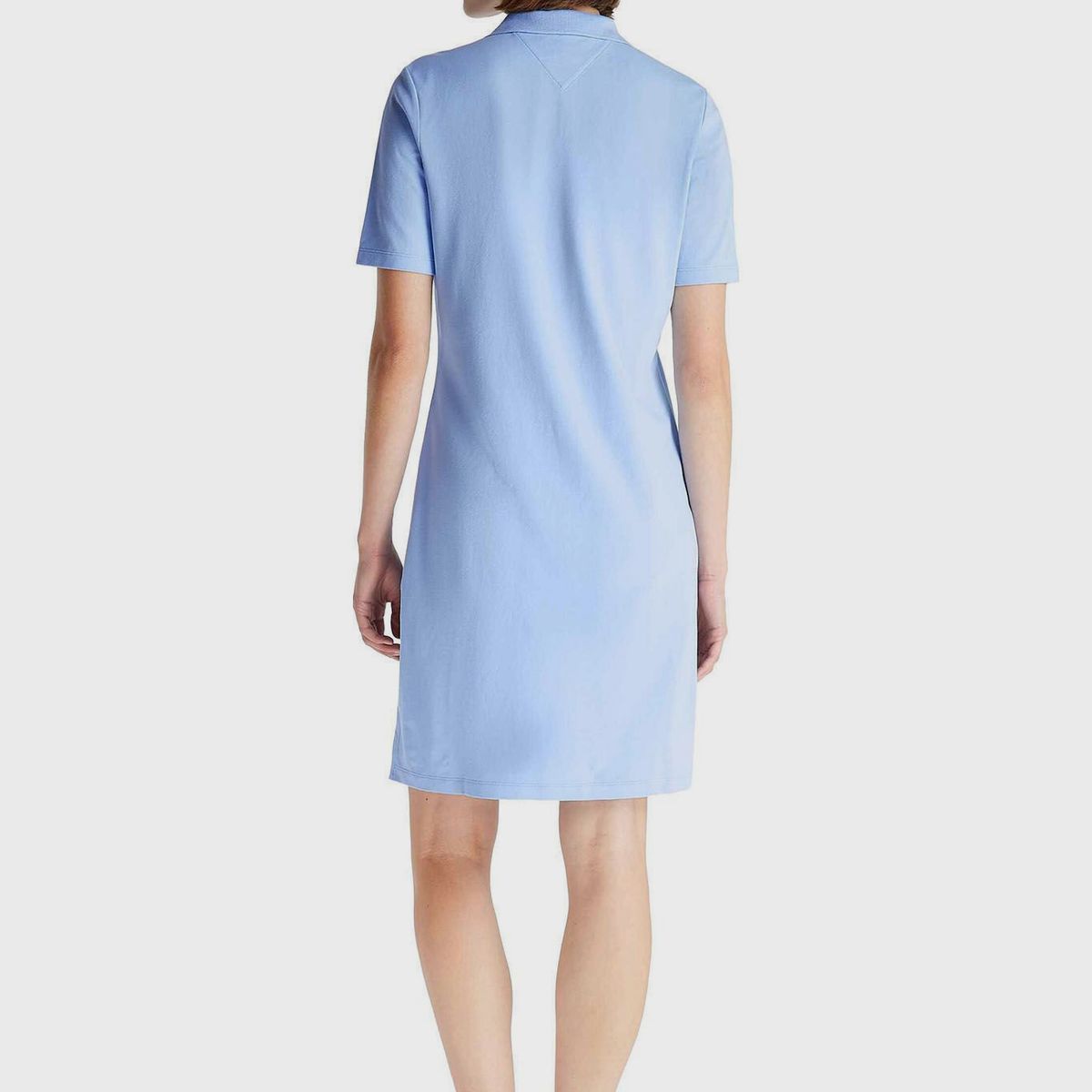 TOMMY HILFIGER - Vestido Polo Con Logo Celeste Tommy Hilfiger