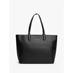 TOMMY HILFIGER - Tote Essential Con Logo Negro