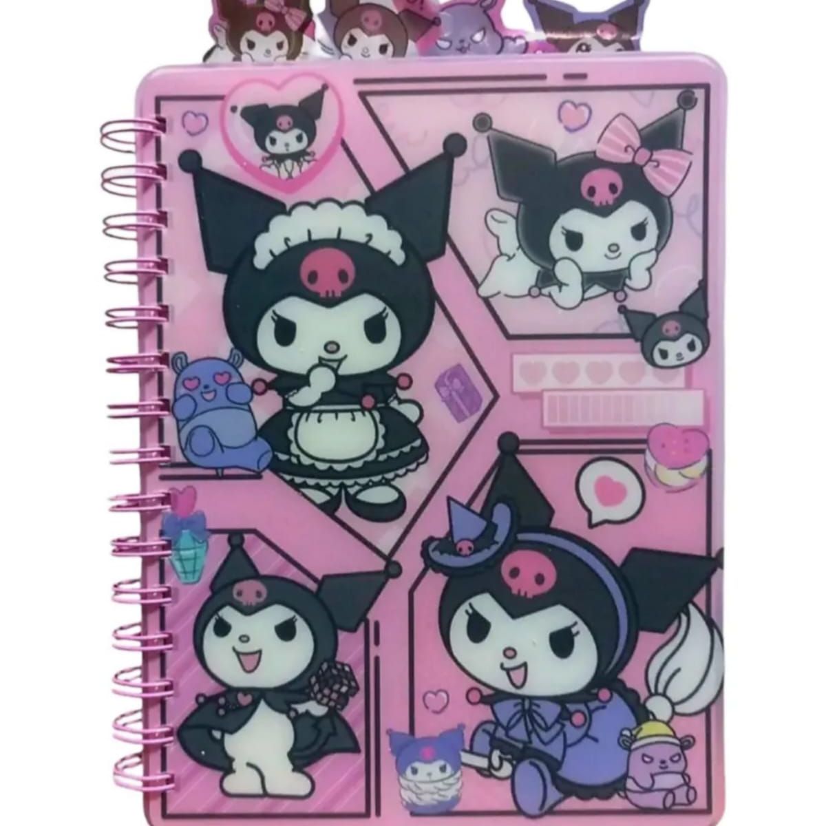 GENERICO - Libreta Kawaii  Holografica Con Separadores