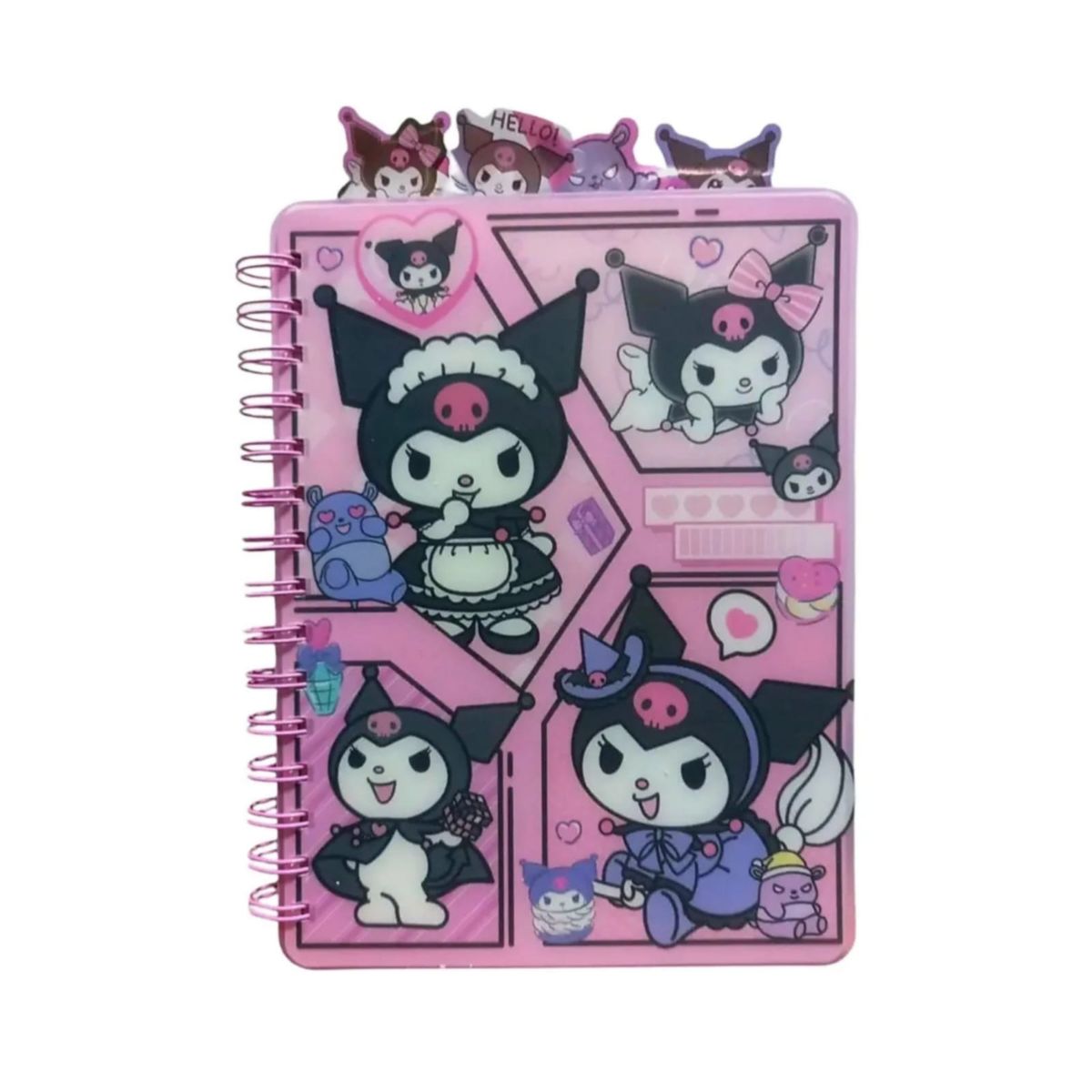 GENERICO - Libreta Kawaii  Holografica Con Separadores