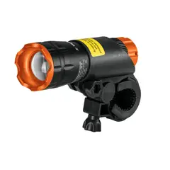 TRUPER - Linterna Aluminio Delantera Para Bicicleta Luz LED c/3 Modos