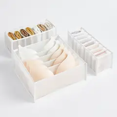 GENERICO - Set 3 Piezas Organizador De Ropa Interior Multiuso