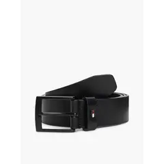 TOMMY HILFIGER - Cinturón Adan De Cuero Negro