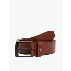 TOMMY HILFIGER - Cinturón Adan De Cuero Café