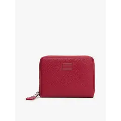 TOMMY HILFIGER - Billetera Must Con Cierre Rojo Tommy Jeans