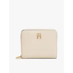 TOMMY HILFIGER - Billetera Distinctmonogram Beige