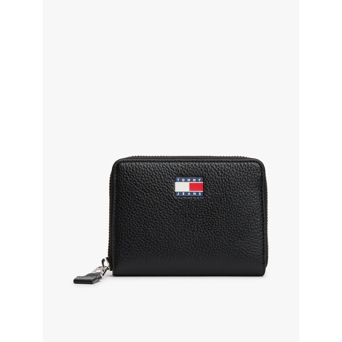 TOMMY HILFIGER - Billetera Must Con Cierre Negro Tommy Jeans