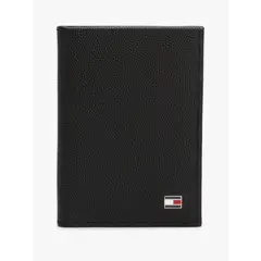 TOMMY HILFIGER - Billetera Flag Bifold Negro