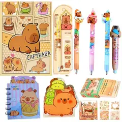 GENERICO - Box Capibara Set Papeleria Kawaii