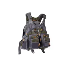 GENERICO - Chaleco reflectante con bolsillos talla estándar S-XL adulto verde