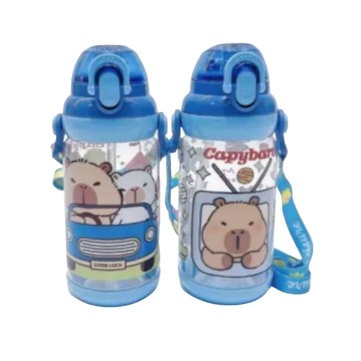 GENERICO - Botella De Agua Capibara Cantimplora Infantil Azul