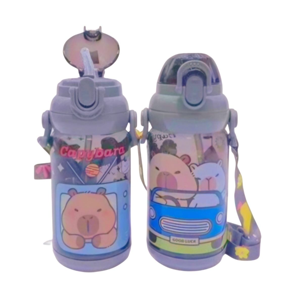 GENERICO - Botella De Agua Capibara Cantimplora Infantil Plomo