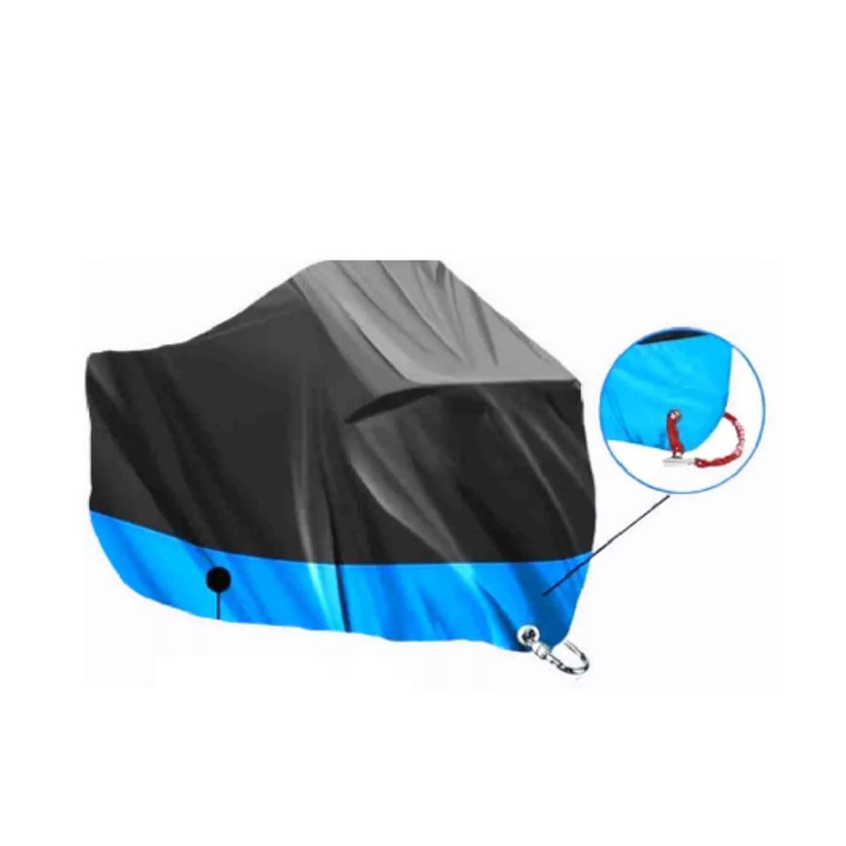 GENERICO - Funda 100% impermeable protector cubre moto bicicleta XL