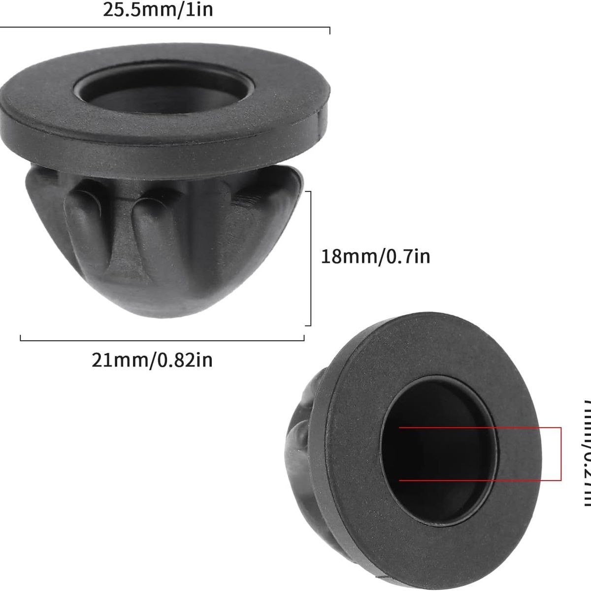 KUANGYE - 4 Tope De Goma De Cubierta De Motor Para Maxus T60 2025-2017
