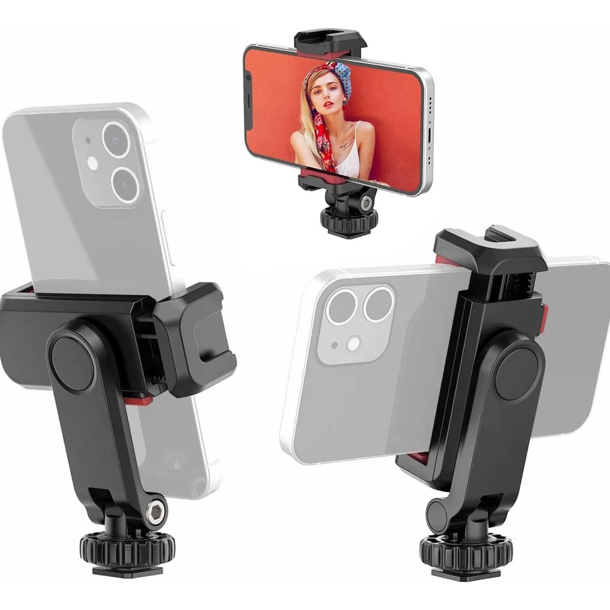 GENERICO - Soporte Montaje Para Teléfono Con Doble Zapata