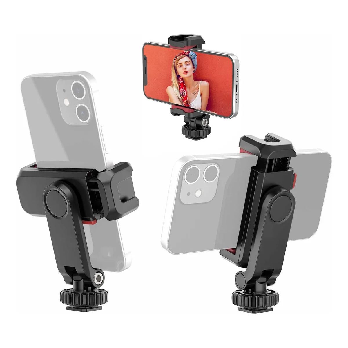 GENERICO - Soporte Montaje Para Teléfono Con Doble Zapata