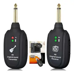 GENERICO - Sistema Inalámbrico Guitarra Kit Completo A8