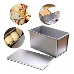 GENERICO - Molde Pan Aluminio Para Hornear Horno 32x13x12 Cm 1000gr