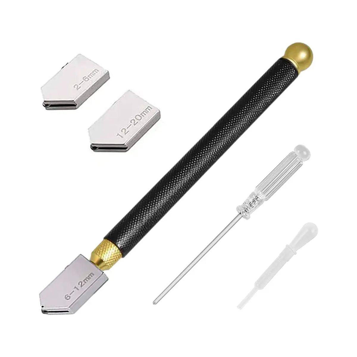 GENERICO - Diamante Corta Vidrio 7 Pulgadas 175mm Con Pipeta