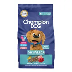CHAMPION DOG - Para Perros Cachorros 18 Kg.