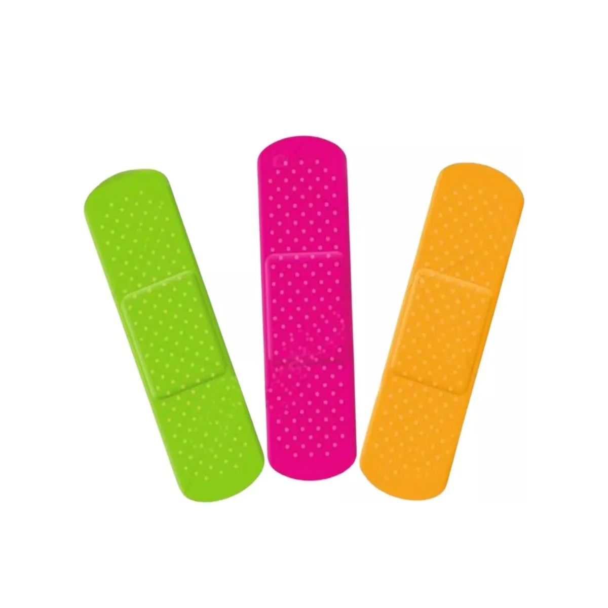 GENERICO - Parche Curitas Venditas Neon Colores A Prueba De Agua 40 Unidades