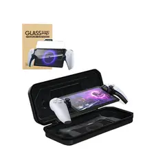GENERICO - Kit Bolso Maleta + Vidrio Templado Para Ps5 Portal Play