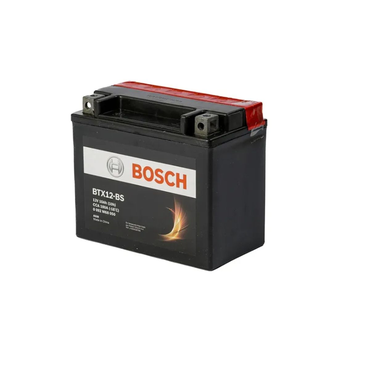 BOSCH - Batería Para Moto Btx12-bs Ytx12-bs  Htx12-bs 12v 10ah