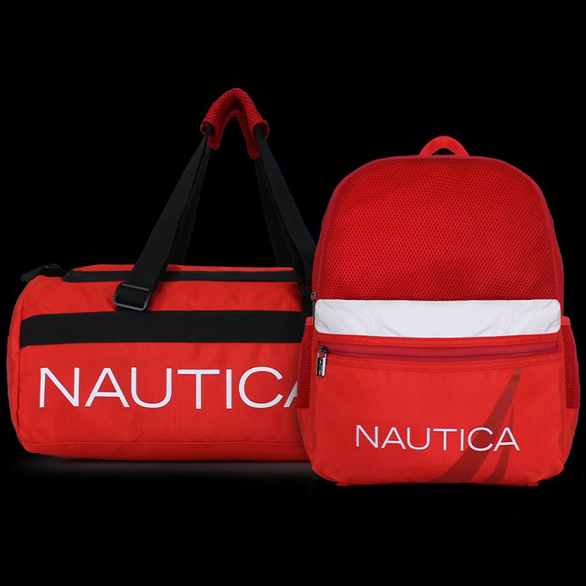 NAUTICA - Bolso Valar + Mochila Stark roja Nautica