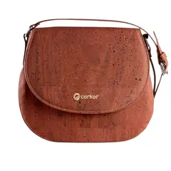 GENERICO - Cartera Bolso Corko Bucket Corcho Natural Cuero Vegano
