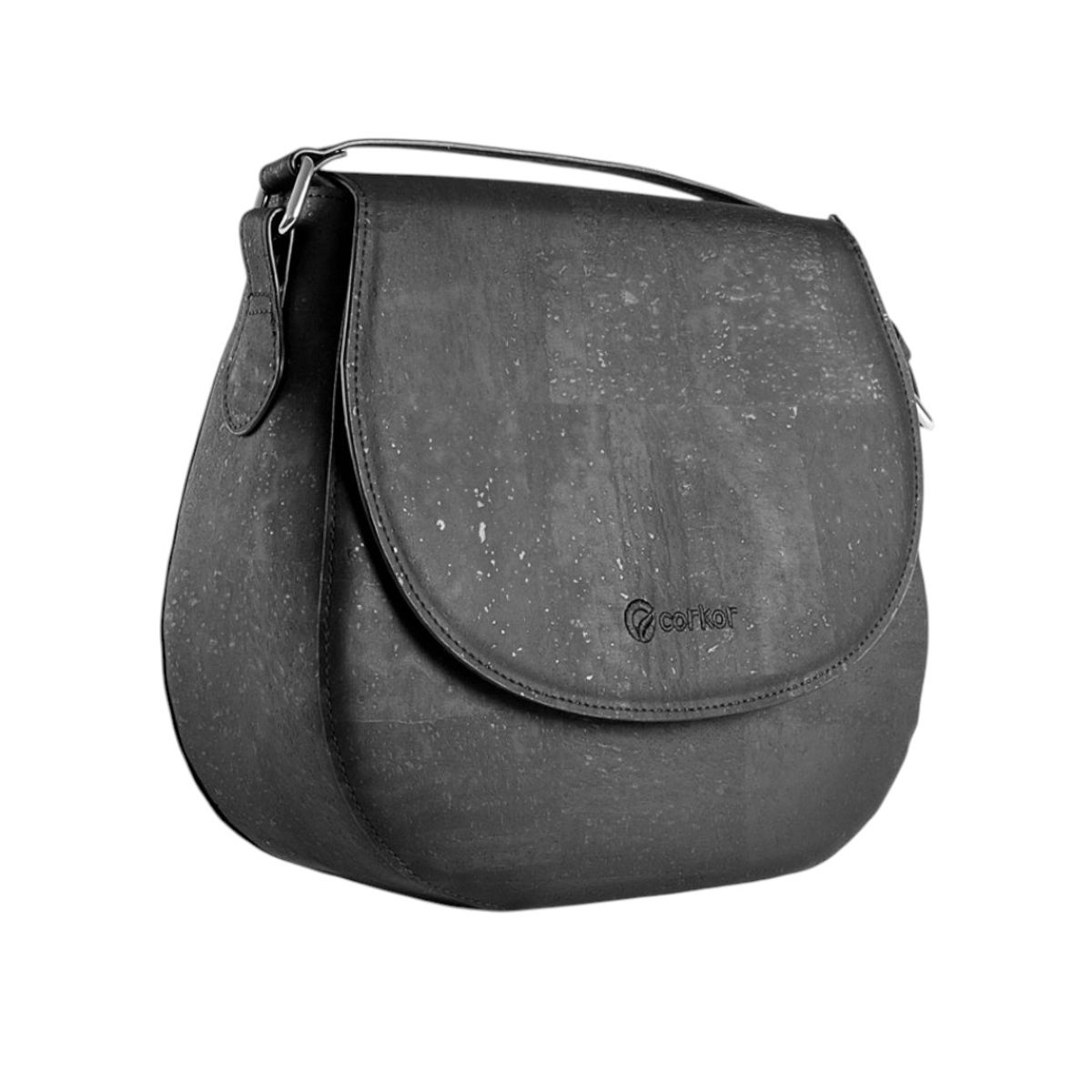 GENERICO - Cartera Bolso Corko Bucket Corcho Natural Cuero Vegano