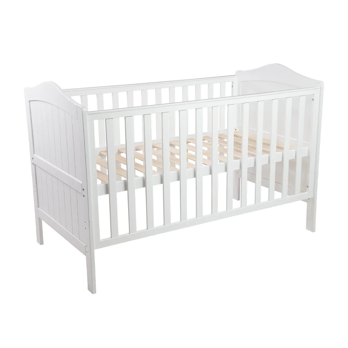 CARESTINO - Cuna Evolutiva de Madera Toledo 140x70 Blanco