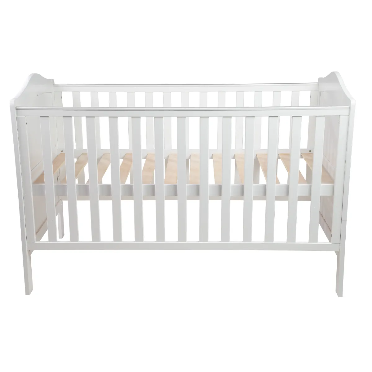 CARESTINO - Cuna Evolutiva de Madera Toledo 140x70 Blanco