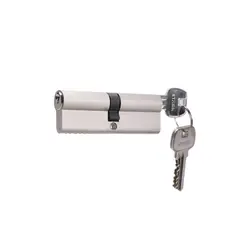 GENERICO - Cilindro 90 mm llavellave centrado Níquel satinado Stärk Design