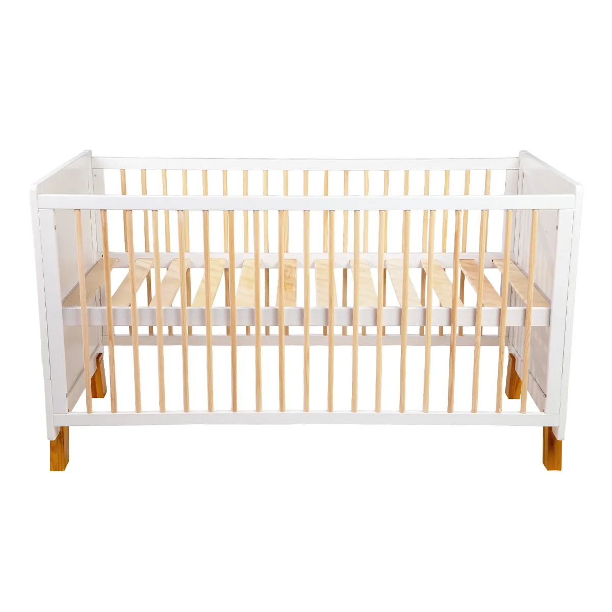 CARESTINO - Cuna Evolutiva de Madera Vigo 140x70 Blanco
