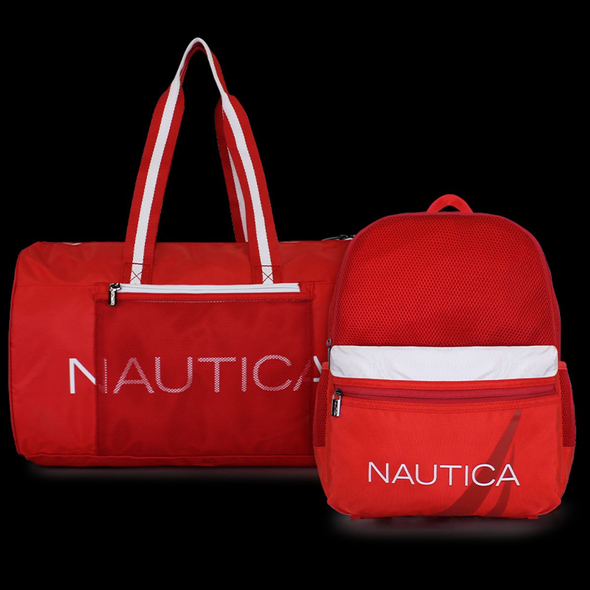 NAUTICA - Bolso Aries + Mochila Stark roja Nautica