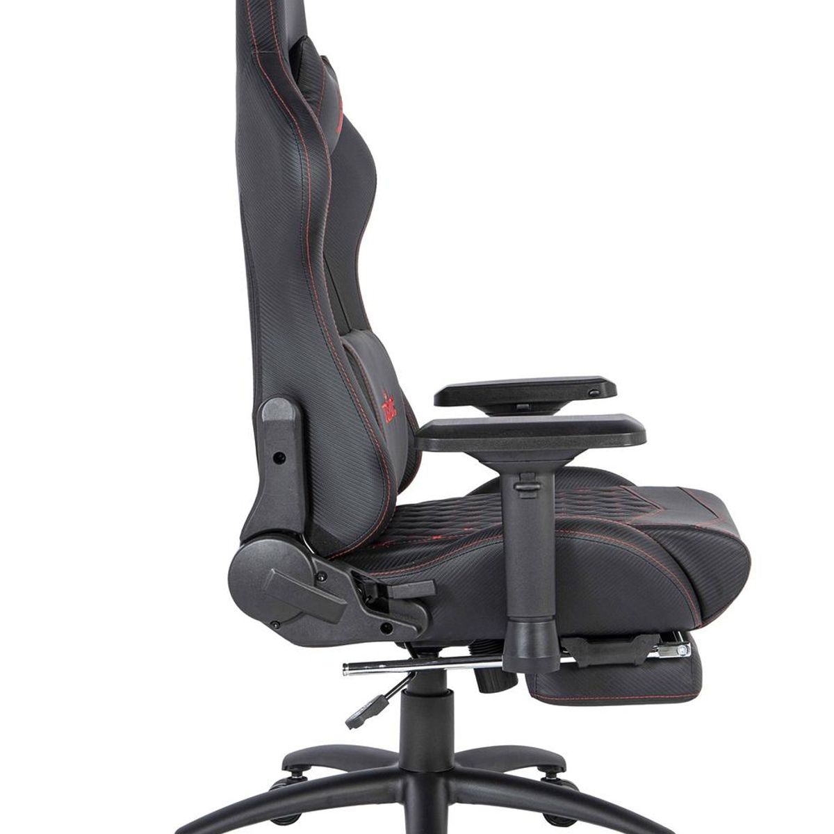 KRONE GAMING - Silla Gamer Oficina Krone XL PRO Reclinable + Masaje + Apoyapiés - Negro