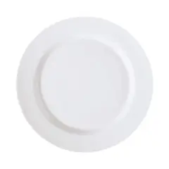 CORONA - Set de 6 Platos Bajo porcelana Blanco 25 Cm