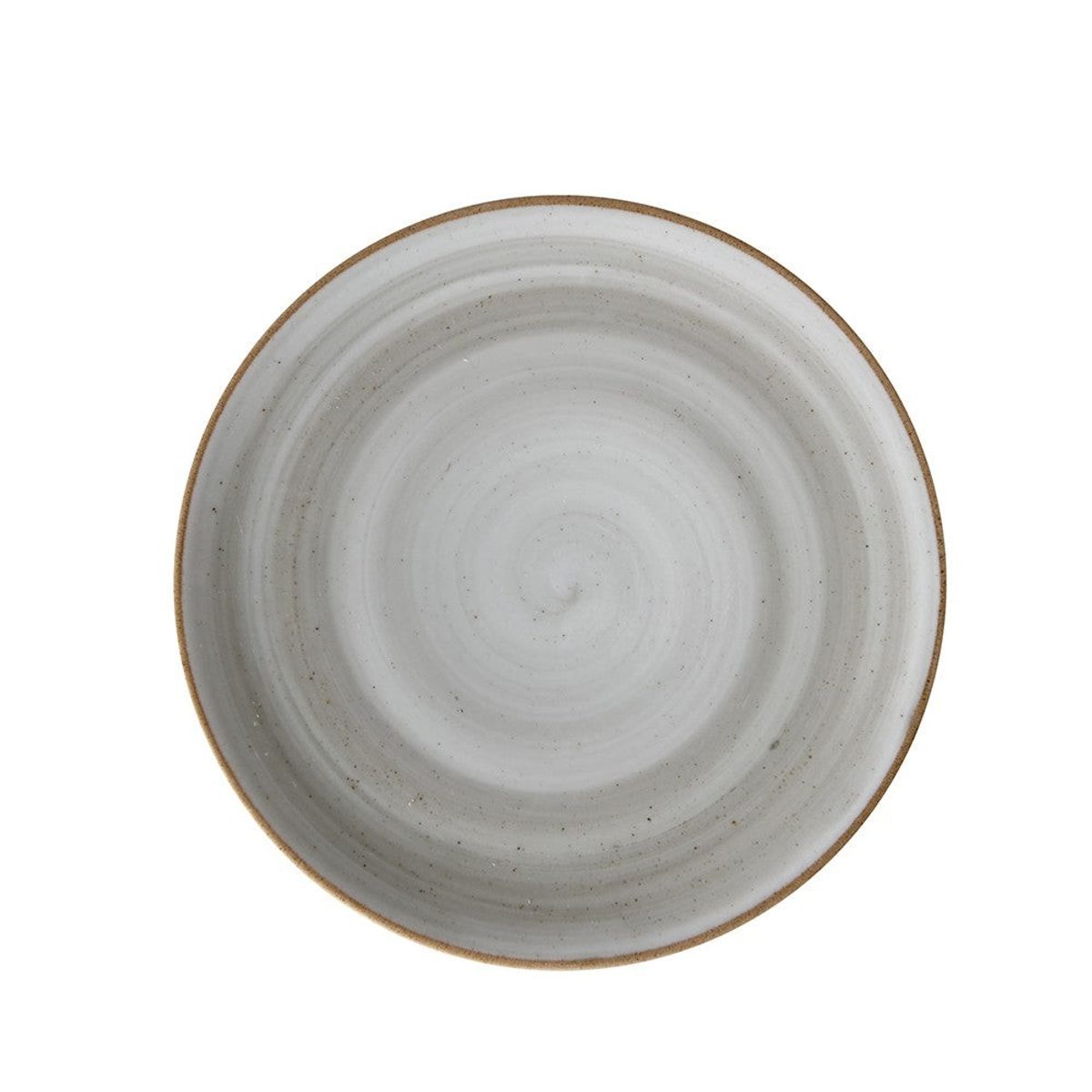 CORONA - Set de 6 Platos Llano Coupe 17.2 Cm GrisHumo Artisan