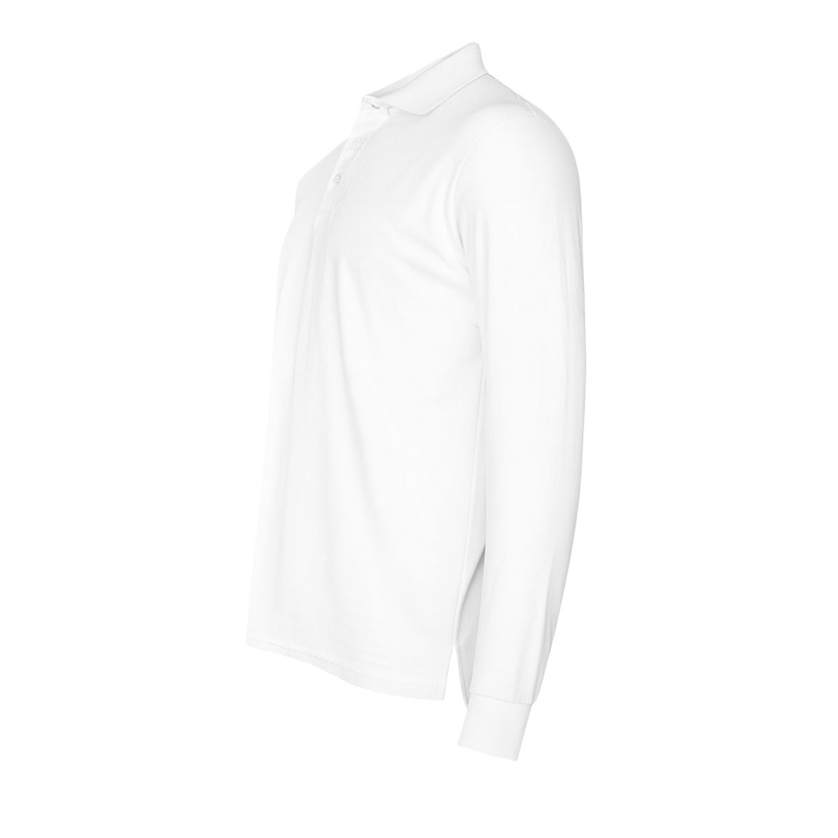 ANDESLAND OUTDOOR APPAREL - Polera Algodón Pique Manga Larga Velox Blanca Hombre