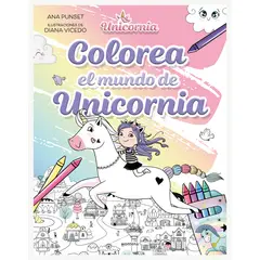 TOP10BOOKS - LIBRO Unicornia: Mundo De Unicornia Colorear