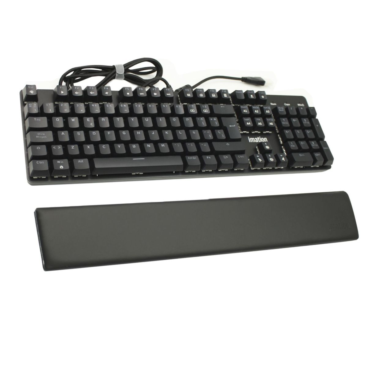 IMATION - Teclado Imation IMJ93 Rainbow con Luces y Comodidad - PS