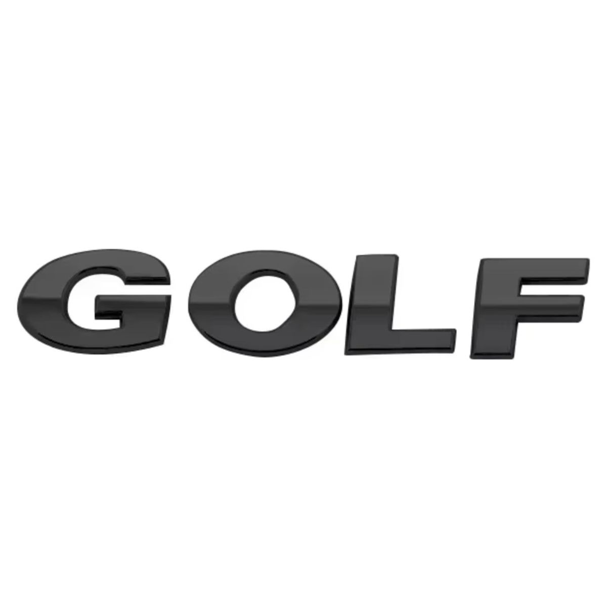 GENERICO - Emblema Volkswagen Golf Maleta Trasero Negro