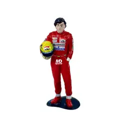 FORMULA 1 - Figura Piloto Ayrton Senna Casco Mclaren 1988 Cartrix 1:43
