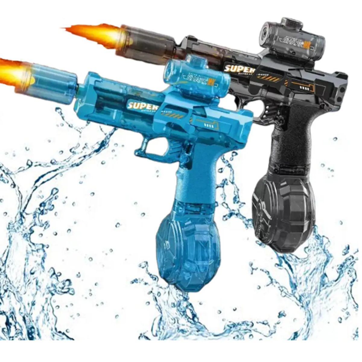 GENERICO - Pistola Eléctrica De Agua Juguete Luz Led Ice Rat