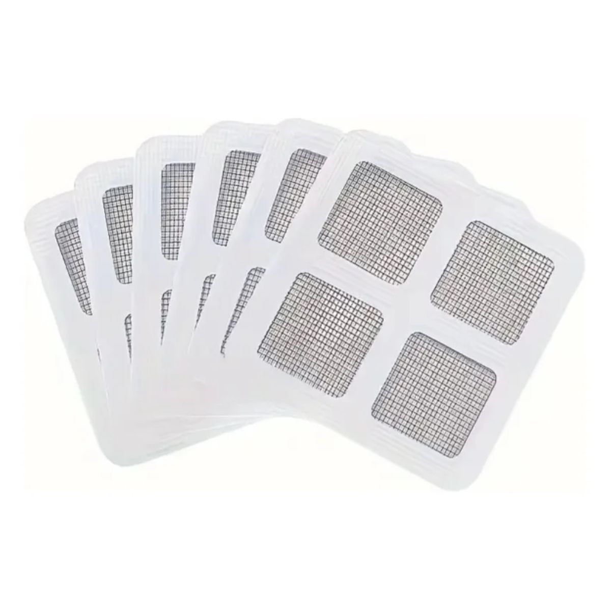 GENERICO - 6 Malla Adhesiva Protectora De Rejilla Baño, Cocina Drenajes