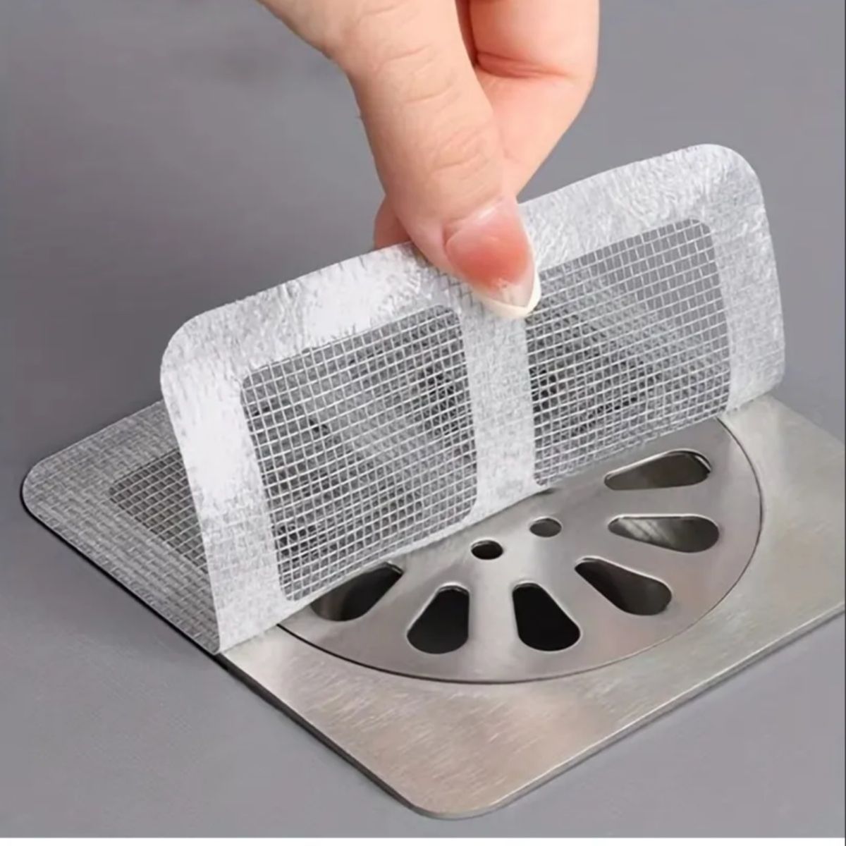 GENERICO - 6 Malla Adhesiva Protectora De Rejilla Baño, Cocina Drenajes