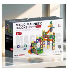 PASOS DE ANGELES - BLOQUES MAGNE TICOS DE CONSTRUCCION JUGUETE DIDACTICO 382 PZS