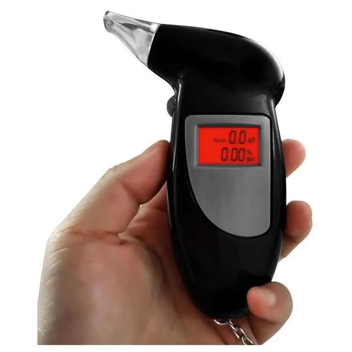 GENERICO - Alcotest Portatil Reloj Lcd Medidor Alcohol con Boquillas