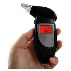 GENERICO - Alcotest Portatil Reloj Lcd Medidor Alcohol con Boquillas